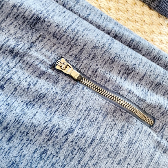 Athleta Sport It Sweater Dress Women' XS Cowl Neck Drawstring Zip Pockets - Picture 5 of 11